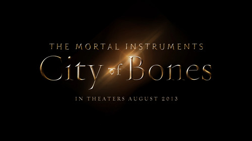  'The Mortal Instruments: City of Bones' official 제목 treatment