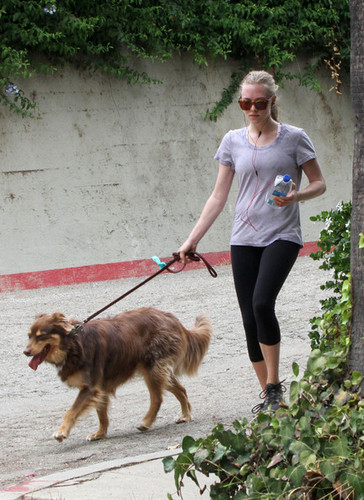  Amanda Seyfried Takes A Hike With Fin [July 13]