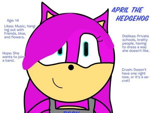  April the Hedgehog