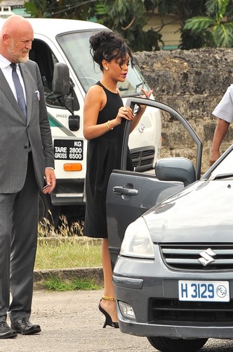  Attends Grandmother’s Funeral In Barbados [10 July 2012]