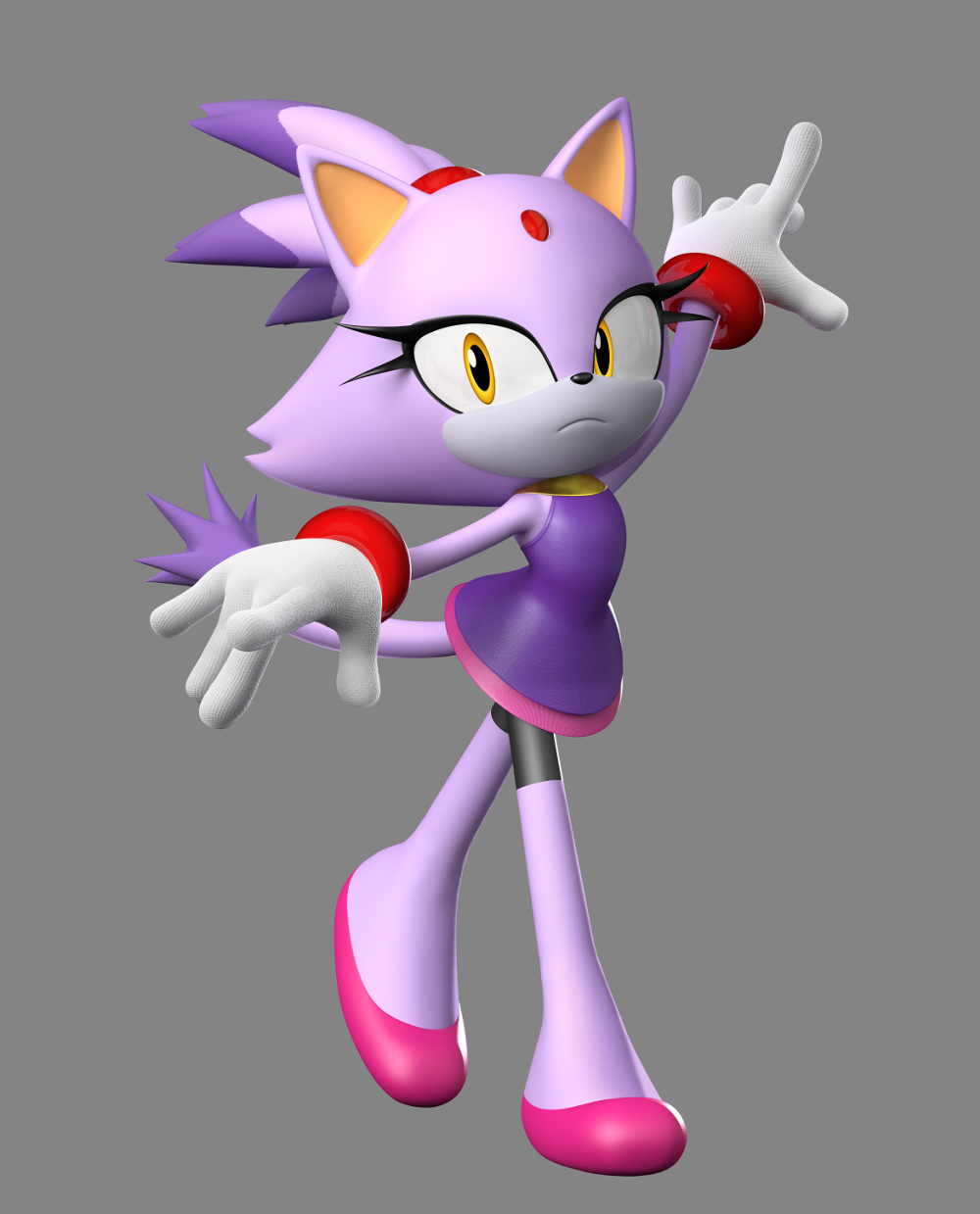 Blaze The Cat - mario & sonic at the london 2012 olympic games Photo ...
