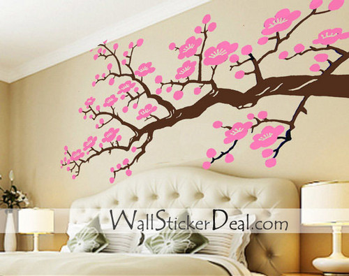  চেরি Blossom Branches দেওয়াল Stickers