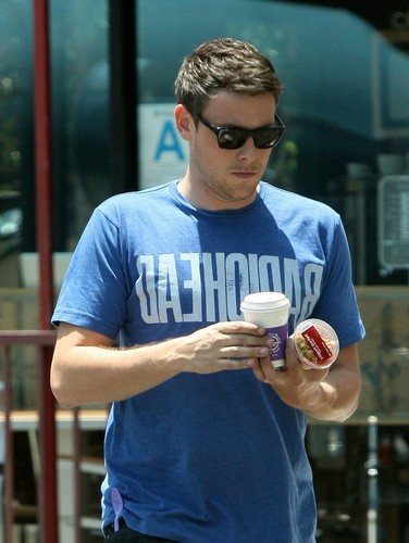 Cory Monteith Leaves The Coffee Bean in West Hollywood - July 11, 2012