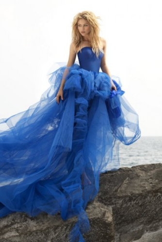  sognare ad occhi aperti in Blue Dress