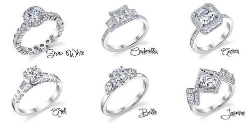 Disney Princess Inspired Engagement Rings