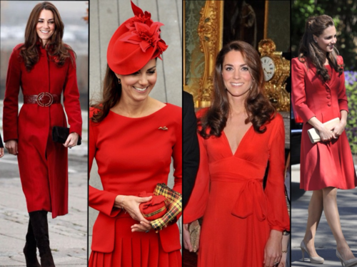  Duchess Catherine in red