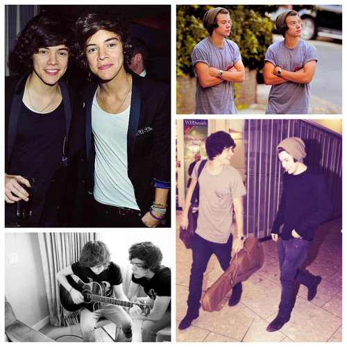  Harry Styles and his TWIN Edward Styles. <3 so hot