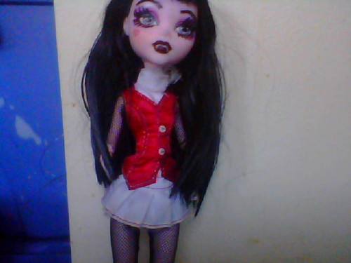  Is my doll ugly? I drew on her. I tried to make a custom doll. It didn't turn out so good...
