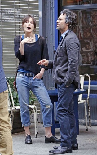  Keira on the Soho district set in New York City