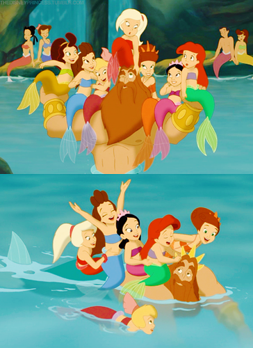  King Triton and his Daughters