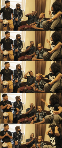  LMAO prince & that punk rock sign he left him hanging & the guys face in the last picture tho..