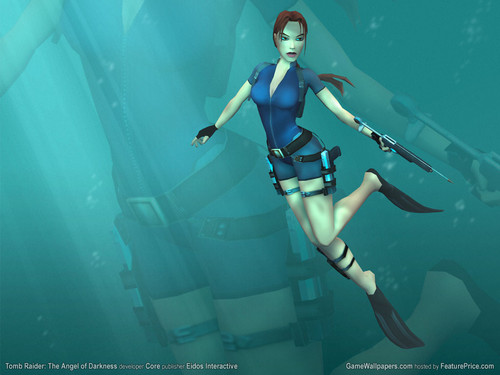 Lara Croft Diving
