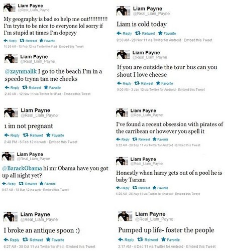  Liam best twitter moments