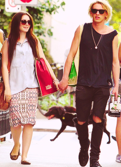 Lily Collins and Jamie Campbell Bower out in Toronto » July 10