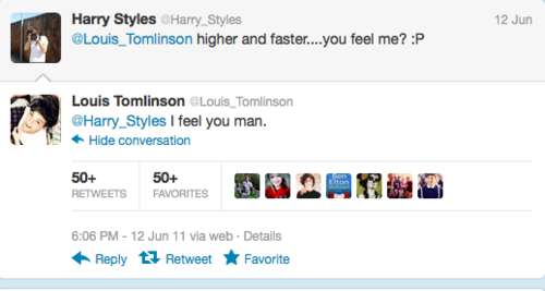  Louis/Harry Tweets