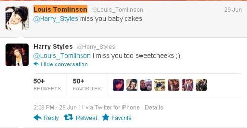  Louis/Harry Tweets