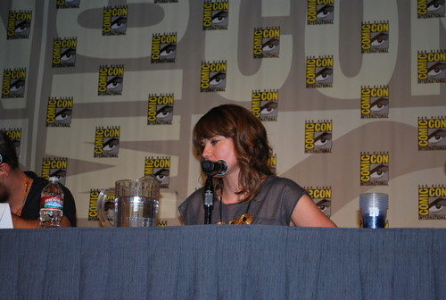 Lucy Lawless at Comic Con, San Diego 2012