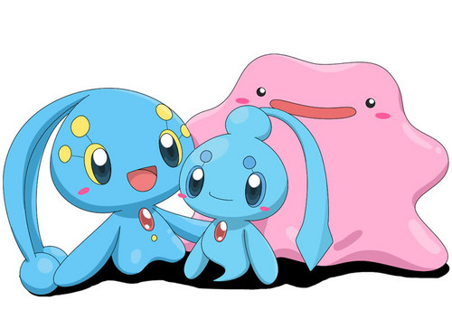  Manaphy, Phione and Ditto