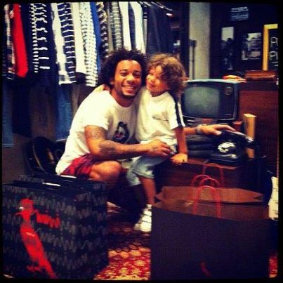  Marcelo and his son Enzo (: