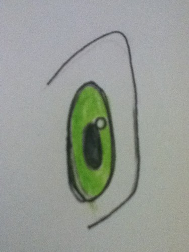  My drawing of a eye.