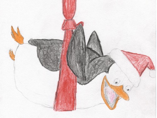  Penguins in a Krismas lompat, caper