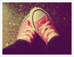 Pink converse <3