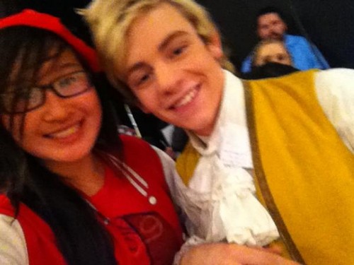 Ross with 팬