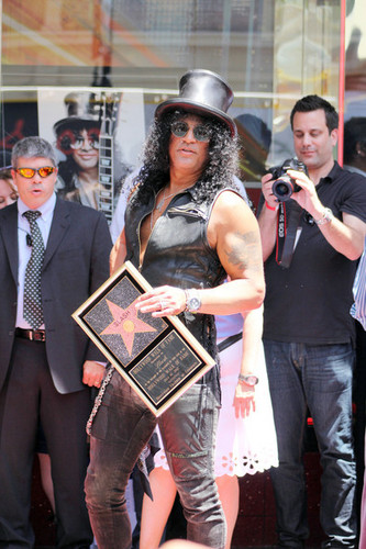  Slash Gets a star, sterne on the Walk of Fame