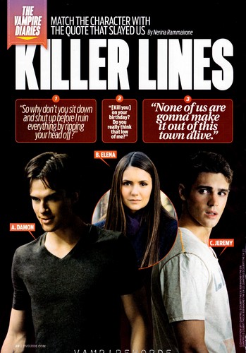 TV Guide special TVD Comic Con edition - scans