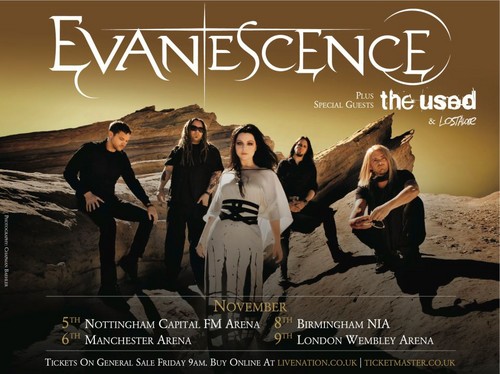  UK concert poster