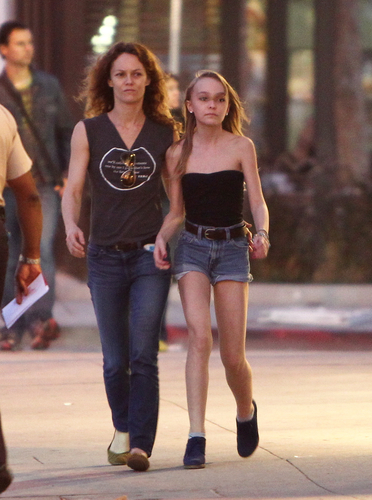  Vanessa & Lily-rose in Hollywood, California 01.06.12