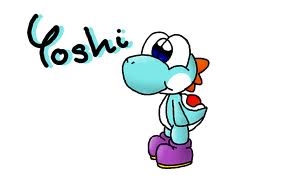  Light blue Yoshi