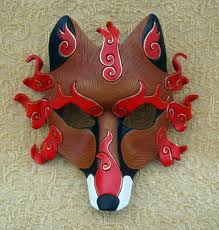  rubah, fox mask
