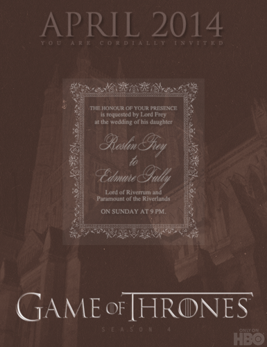  Game of Thrones- Red Wedding- Poster