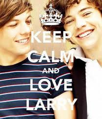  kepp calm just 사랑 larry!