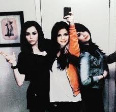 sel and miley and demi 