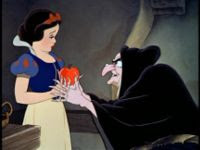  snow white and appel, apple