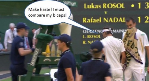  How Nadal 迷失 to Rosol..