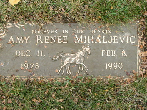  Amy Renee Mihaljevic (December 11, 1978 – October 27, 1989