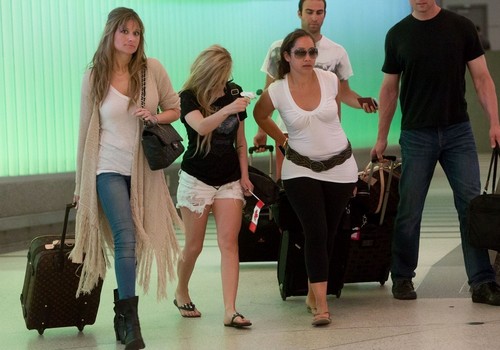  Arriving at LAX Airport, LA (22 July 2012)