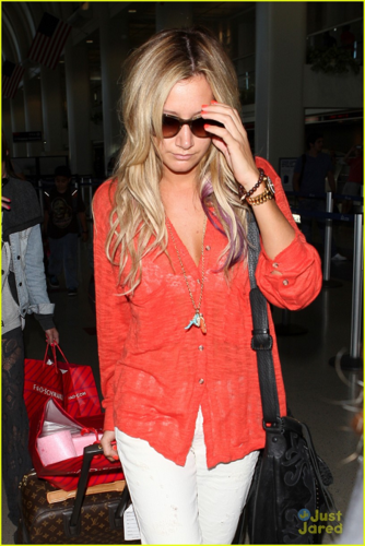 Ashley - Arriving at LAX Airport - July 20, 2012