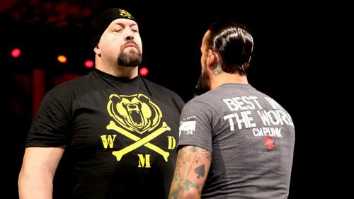  Big tunjuk confronts CM Punk