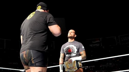  Big tunjuk confronts CM Punk