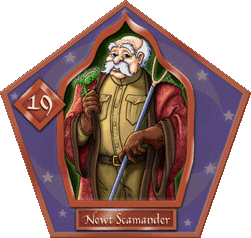  Chocolate frog cards - Newt Scamander