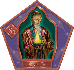  Chocolate frog cards - Quong Po