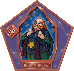 Chocolate frog cards - Hengist of Woodcroft