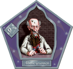  Chocolate frog cards - Alberic Grunnion