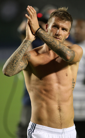  David Beckham Shirtless