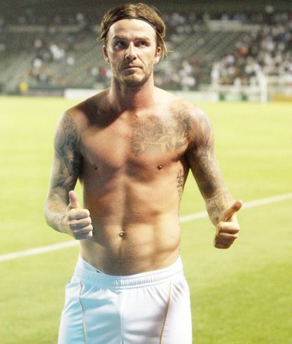  David Beckham Shirtless
