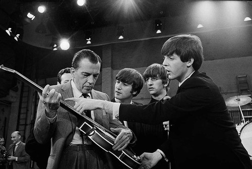  Ed Sullivan with The Beatles